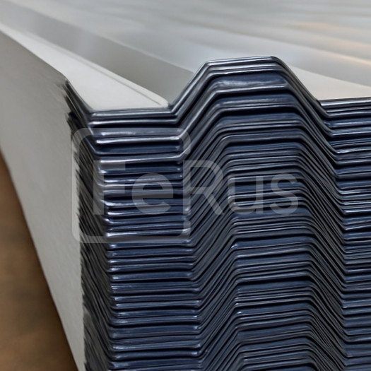 Профиль листовой оцинкованный х/к 1,5х700х1300 мм 10кп ГОСТ 9234-74