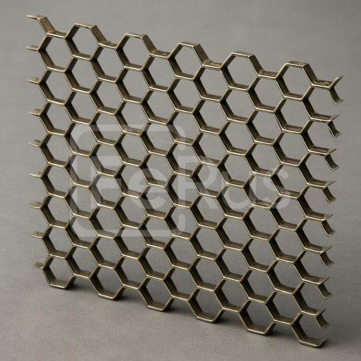 Гексагональная сетка HM-03 (500х1000х25х2) AISI 304