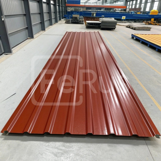 Профнастил С20 полиэстер (Zn100-180) 0,35х1100х1200 мм, RAL 3020