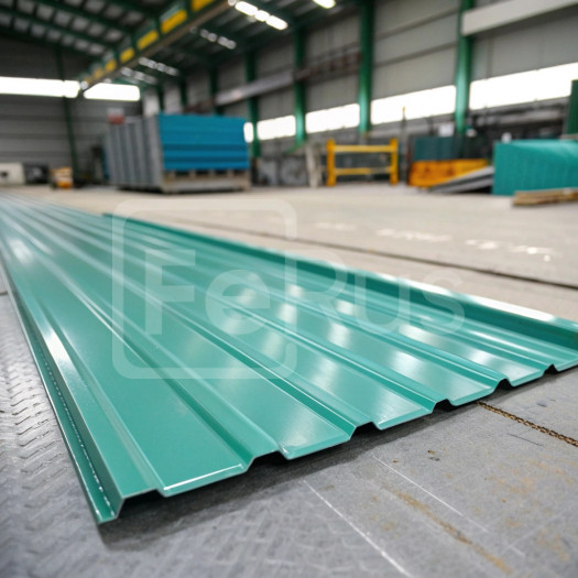 Профнастил С10 полиэстер (Zn100-180) 0,6х1100х1200 мм, RAL 6029