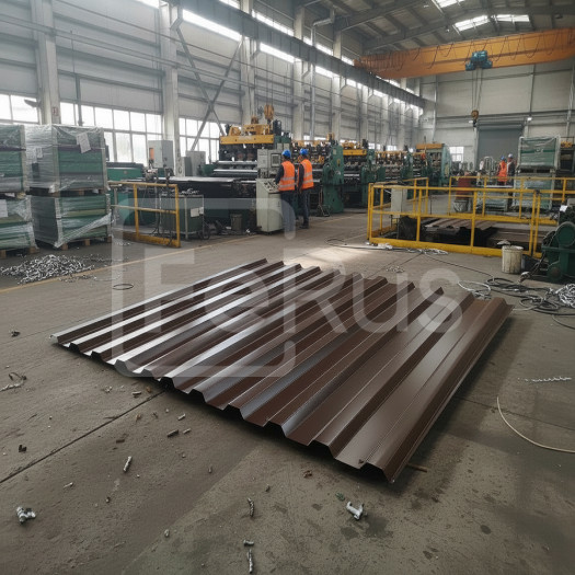 Профнастил НС35 полиуретановый матовый (Zn200-275) 0,5х1000х1200 мм, NL 807