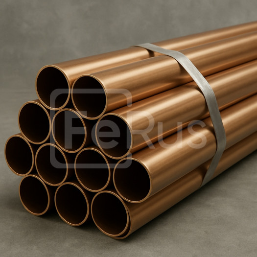 Труба бронзовая дюймовая 5 БрАЖМц10-3-1,5 ГОСТ 1208-2014