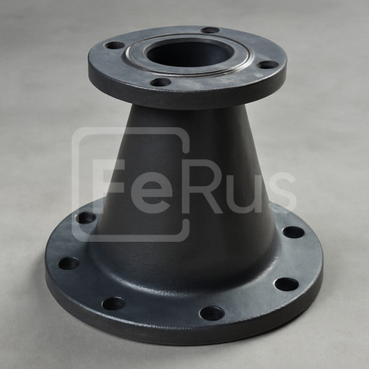 Переход чугунный фланцевый ХФ 200х100 мм ГОСТ 5525-88