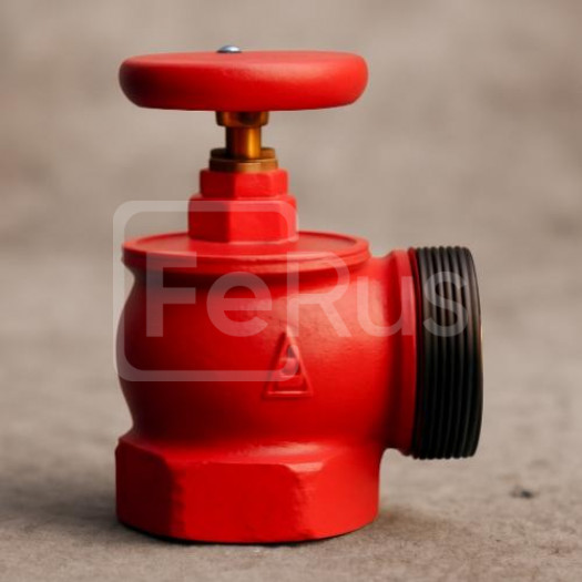 Клапан пожарный КПКМ 50-1 прямоточный чугунный под углом 90°